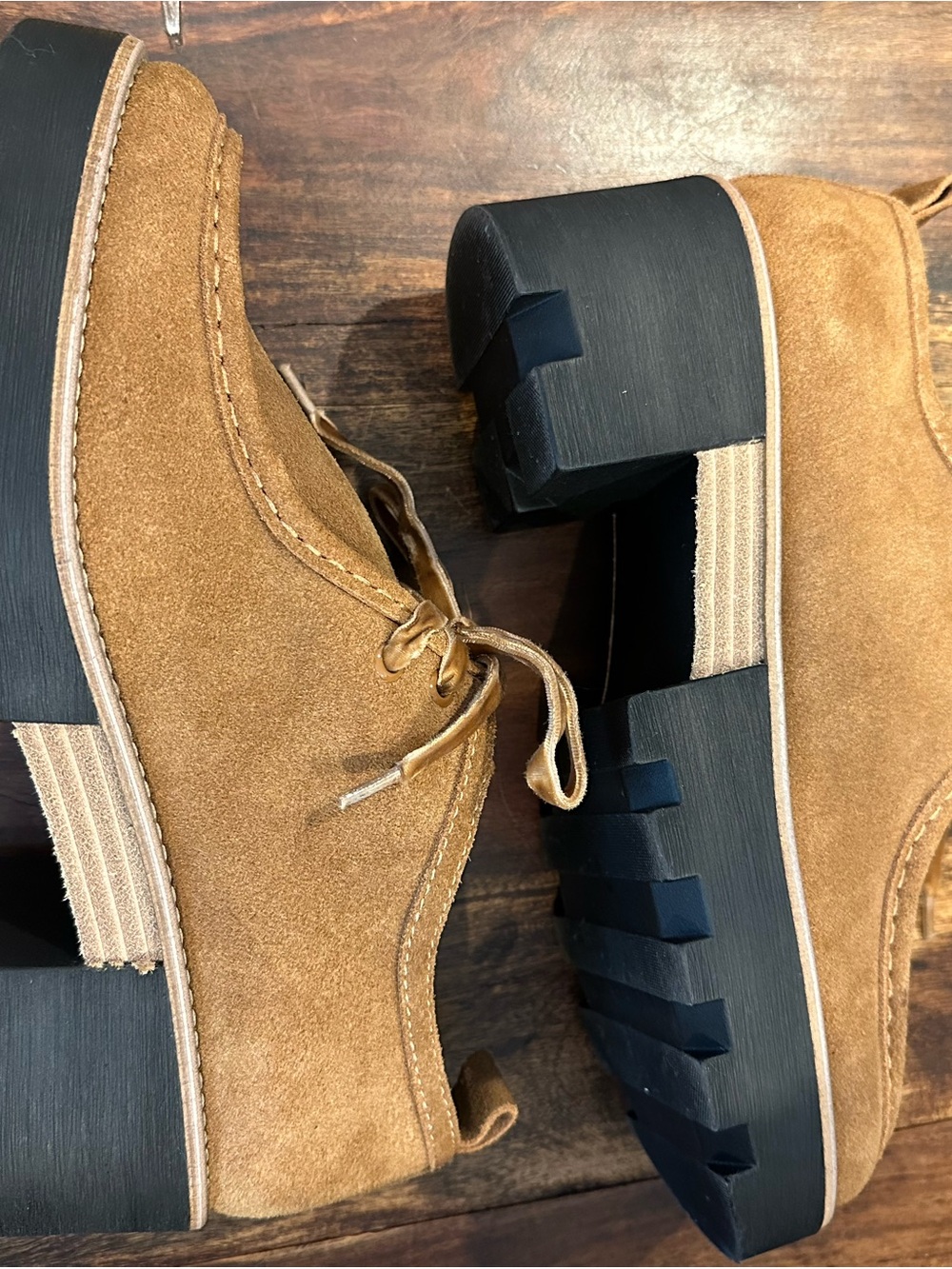 Kelsi Dagger Brown Suede Olga Platform Chukka - Picture 5 of 6